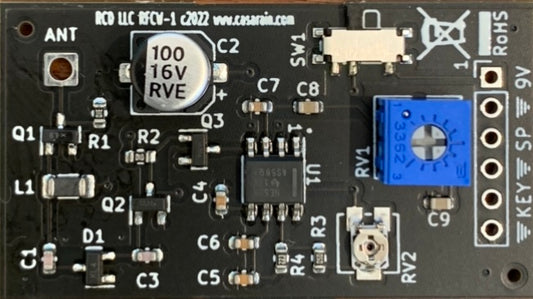 RFCW-1  - Wireless CW Sidetone and Code Practice Oscillator Module